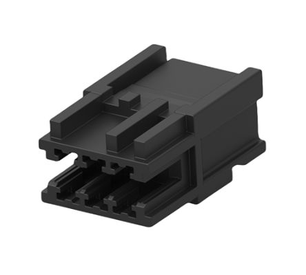 TE Connectivity 1-2391423 Series Receptacle Edge Connector, Board Mount, 3-Contacts, 2.5mm Pitch, 1-Row, Crimp [1-2391423-3]; 180-966