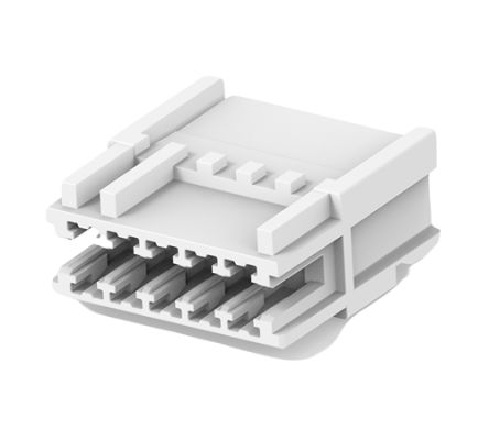 TE Connectivity 2391423 Series Receptacle Edge Connector, Board Mount, 5-Contacts, 2.5mm Pitch, 1-Row, Crimp Termination [2391423-5]; 180-971