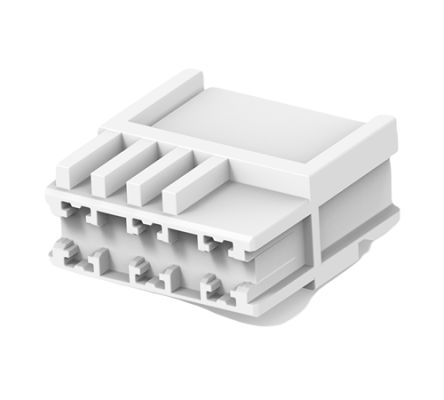 TE Connectivity 2404460 Series Receptacle Edge Connector, Board Mount, 3-Contacts, 2.5mm Pitch, 1-Row, Crimp Termination [2404460-3]; 180-977