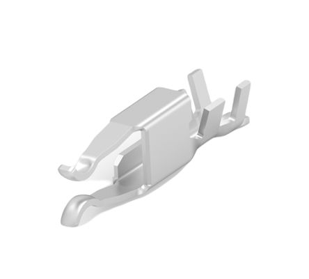 TE Connectivity, 2391430 Uninsulated, Tin Crimp Pin Connector, 24AWG to 22AWG, Grey [2391430-1]; 180-980