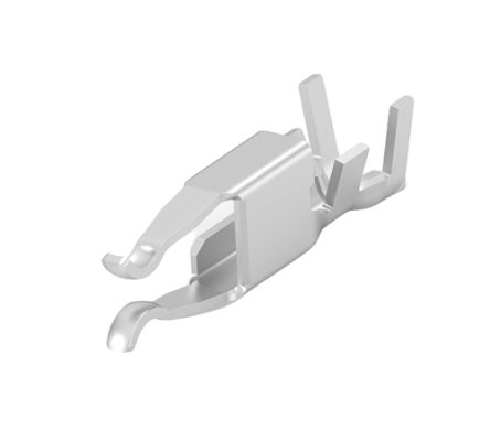 TE Connectivity, 2391430 Uninsulated, Tin Crimp Pin Connector 22AWG, Grey [2391430-2]; 180-984