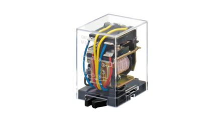 Omron Plug In Power Relay, 110V dc Coil, 7A Switching Current, DPDT [MM2XPN DC100/110]; 181-133