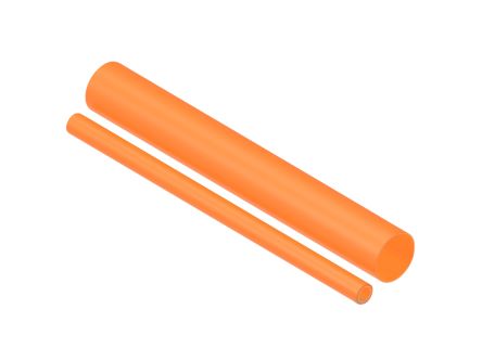 TE Connectivity Heat Shrink Tubing, Orange 19mm Sleeve Dia. x 1220mm Length 3:1 Ratio, VOLINSU EVDW Series [EVDW-19/6-3-STK]; 181-149