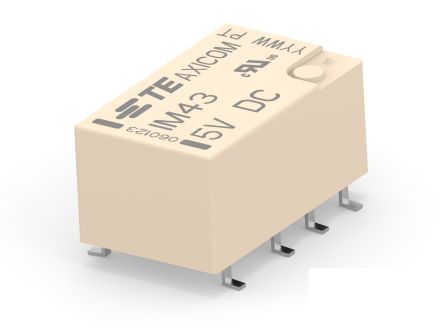 TE Connectivity PCB Mount RF Relay, 5V dc Coil, DPDT [3-1462040-2]; 181-172
