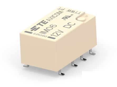 TE Connectivity PCB Mount RF Relay, 12V dc Coil, DPDT [2-1462040-7]; 181-199