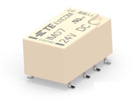 TE Connectivity PCB Mount RF Relay, 24V dc Coil, DPDT [2-1462040-8]; 181-202
