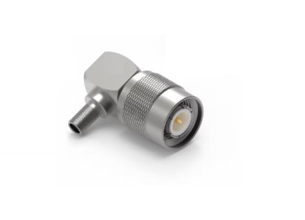 Wurth Elektronik WR-TNC Series, Plug Cable Circular Coaxial Connector, Wire Termination, Right Angled Body [67036026212420]; 181-958