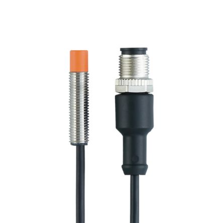 ifm electronic Inductive Threaded Barrel Proximity Sensor, M8, 5 mm Detection, PNP/NPN NO, 10 → 30 V dc [IE5352]; 184-153