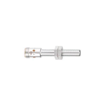 ifm electronic Inductive Threaded Barrel Proximity Sensor, M8, 2 mm Detection, PNP NO, 10 → 30 V dc [IE5318]; 184-154