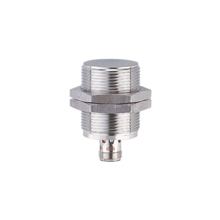 ifm electronic Inductive Threaded Barrel Proximity Sensor, M30, 15 mm Detection, PNP NO, 10 → 30 V dc [II505A]; 184-225