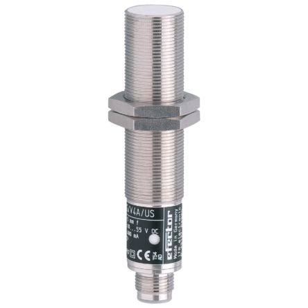 ifm electronic Inductive Threaded Barrel Proximity Sensor, M18, 5 mm Detection, PNP/NPN NO/NC, 10 → 55 V dc [IG5806]; 184-239