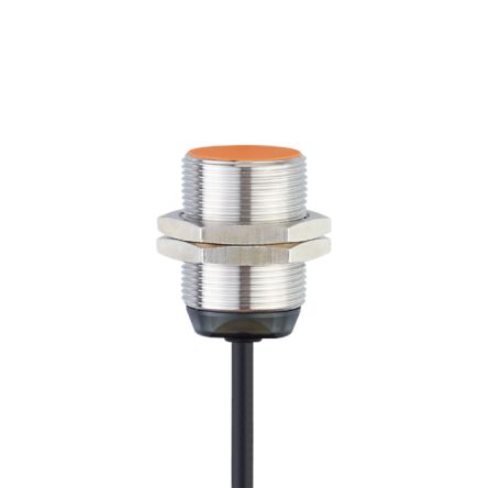 ifm electronic Inductive Threaded Barrel Proximity Sensor, M30, 10 mm Detection, PNP NO, 10 → 36 V dc [II5907]; 184-248