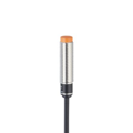 ifm electronic Inductive Threaded Barrel Proximity Sensor, M12, 7 mm Detection, PNP NO, 10 → 30 V dc [IF5933]; 184-317