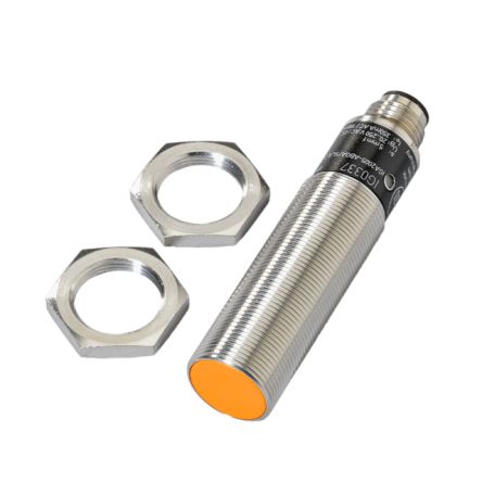 ifm electronic Inductive Threaded Barrel Proximity Sensor, M18, 5 mm Detection, 2-Wire NO, 20 → 250 V ac/dc, 20 [IG0337]; 184-321
