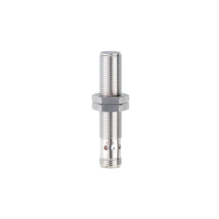 ifm electronic Inductive Threaded Barrel Proximity Sensor, M12, 3 mm Detection, PNP NC, 10 → 30 V dc [IF504A]; 184-334