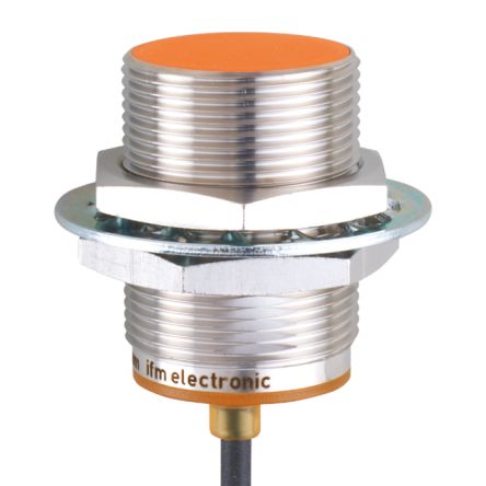 ifm electronic Inductive Threaded Barrel Proximity Sensor, M30, 15 mm Detection, PNP/NPN NO, 10 → 30 V dc [IIS710]; 184-367