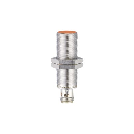 ifm electronic Inductive Threaded Barrel Proximity Sensor, M18, 5 mm Detection, PNP NO, 10 → 30 V dc [IG7100]; 184-435