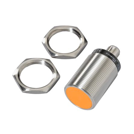 ifm electronic Inductive Threaded Barrel Proximity Sensor, M30, 15 mm Detection, PNP NO, 10 → 36 V dc [II5841]; 184-525