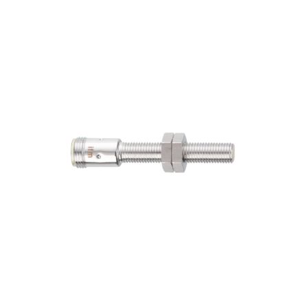 ifm electronic Inductive Threaded Barrel Proximity Sensor, M8, 2 mm Detection, PNP NO, 10 → 30 V dc [IE5392]; 184-541