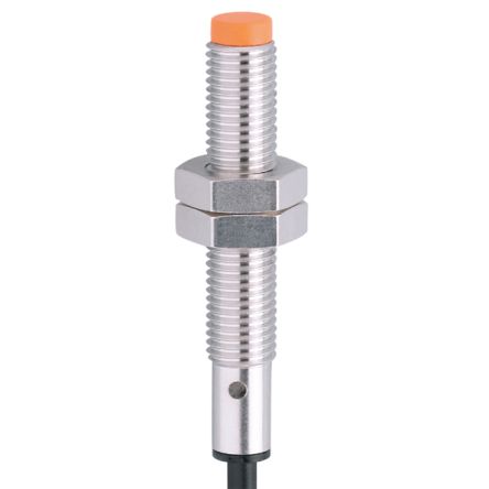 ifm electronic Inductive Threaded Barrel Proximity Sensor, M8, 2 mm Detection, PNP/NPN NO/NC, 5 → 36 V dc [IE5332]; 184-613
