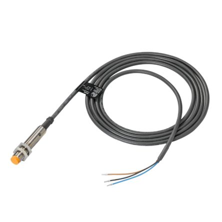 ifm electronic Inductive Threaded Barrel Proximity Sensor, M12, 4 mm Detection, PNP NO, 10 → 55 V dc [IF5704]; 184-627