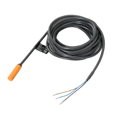 ifm electronic Inductive Smooth Barrel Proximity Sensor, 7 mm Detection, PNP NO, 10 → 36 V dc [IF6023]; 184-647