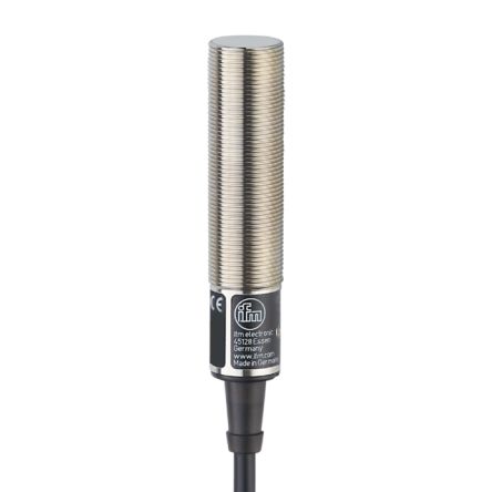 ifm electronic Inductive Threaded Barrel Proximity Sensor, M18, 5 mm Detection, 2-Wire NO, 20 → 250 V ac/dc, 20 [IG0328]; 184-661