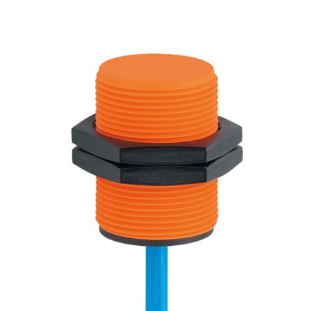 ifm electronic Inductive Threaded Barrel Proximity Sensor, M30, 15 mm Detection, NAMUR NC, 7.5 → 30 V dc [NI5003]; 184-705