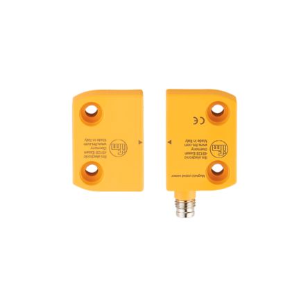 ifm electronic MN Series Non-Flush Magnetic Safety Switch, 24V dc, Polyamide Housing, 2NO, M8 [MN206S]; 184-736