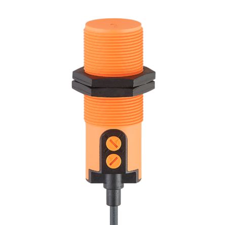 ifm electronic Capacitive Threaded Barrel Proximity Sensor, M30, 0.5 → 40 mm Detection, NPN NO/NC, 10 → [KI6004]; 184-783