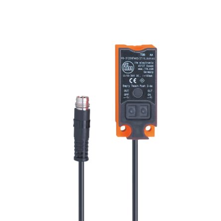ifm electronic Capacitive Rectangular Proximity Sensor, 12 mm Detection, PNP/NPN NO/NC, 10 → 30 V dc [KQ6003]; 184-805