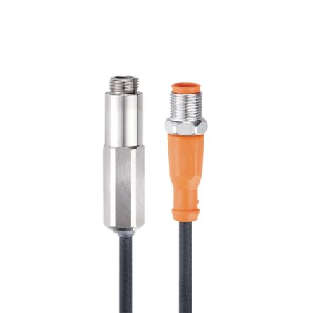 ifm electronic Inductive Smooth Barrel Magnetic Proximity Sensor, 2 mm Detection, PNP NO, 10 → 60 V dc [M9H212]; 184-885