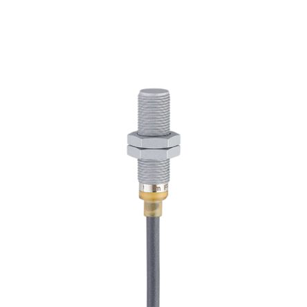 ifm electronic Inductive Threaded Barrel Proximity Sensor, M12, 4 mm Detection, PNP NO, 10 → 30 V dc [IFR212]; 185-001