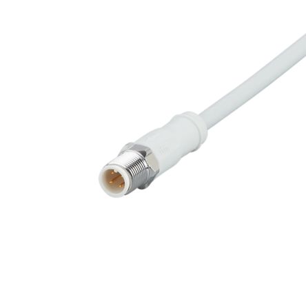 ifm electronic Straight Male 4 way M12 to Straight Female 4 way M12 Communication Cable, 2m [EVF518]; 185-018