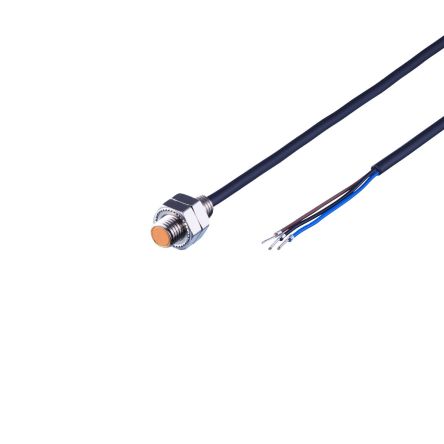 ifm electronic Inductive Threaded Barrel Proximity Sensor, M8, 1.5 mm Detection, PNP NO, 10 → 30 V dc [IE5395]; 185-077
