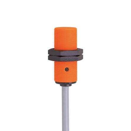 ifm electronic Inductive Threaded Barrel Proximity Sensor, M18, 5 mm Detection, PNP/NPN NO, 10 → 36 V dc [IG5876]; 185-083