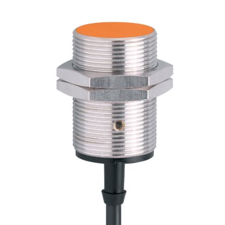 ifm electronic Inductive Threaded Barrel Proximity Sensor, M30, 10 mm Detection, NPN NO, 18 → 36 V dc [II5191]; 185-093