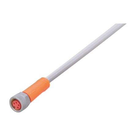 ifm electronic Straight Female 1 way M8 to Unterminated Sensor Actuator Cable, 5m [EVW073]; 185-106
