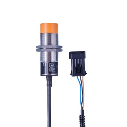 ifm electronic Inductive Threaded Barrel Proximity Sensor, M30, 15 mm Detection, PNP NC, 10 → 36 V dc [II5985]; 185-133