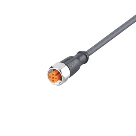 ifm electronic Straight Female 1 way M12 to Unterminated Sensor Actuator Cable, 10m [EVM070]; 185-140