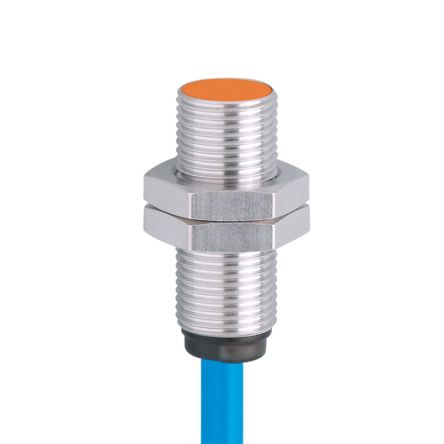 ifm electronic Inductive Threaded Barrel Proximity Sensor, M12, 2 mm Detection, NAMUR NC, 7.5 → 30 V dc [NF5012]; 185-213