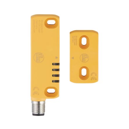 ifm electronic MN Series Non-Flush RFID Safety Switch, 20.4 → 26.4V dc, Polyamide Housing, M12 [MN700S]; 185-234