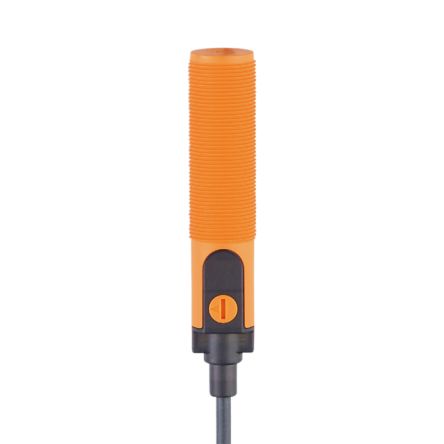 ifm electronic Capacitive Threaded Barrel Proximity Sensor, M18, 0.5 → 30 mm Detection, PNP NC, 10 → 30 V [KG5301]; 185-286
