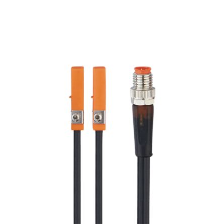 ifm electronic T-slot Pneumatic Cylinder Sensor, IP65, IP67, 10 → 30V dc, NO Operation, MK, with LED indicator, [MK5208]; 185-339