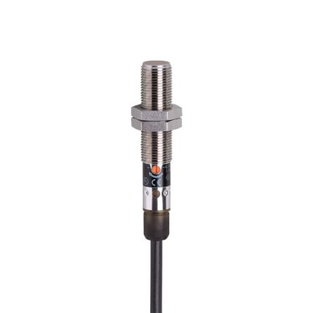 ifm electronic Capacitive Threaded Barrel Proximity Sensor, M12, 4 mm Detection, PNP NO, 10 → 36 V dc [KF5014]; 185-377