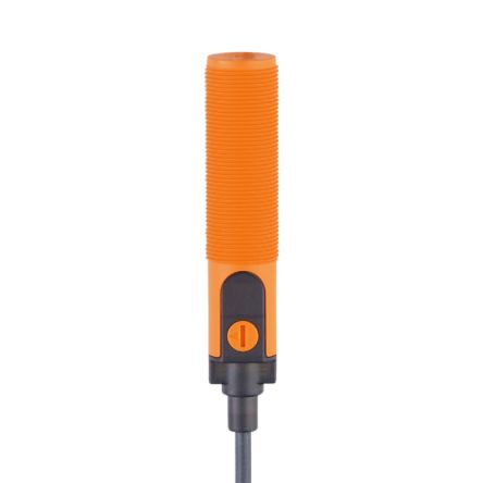 ifm electronic Capacitive Threaded Barrel Proximity Sensor, M18, 0.5 → 30 mm Detection, NPN NO, 10 → 30 V [KG5300]; 185-382