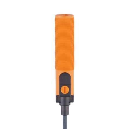 ifm electronic Capacitive Threaded Barrel Proximity Sensor, M18, 0.5 → 30 mm Detection, PNP NO, 10 → 30 V [KG5303]; 185-383