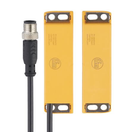 ifm electronic MN Series Non-Flush Magnetic Safety Switch, 24V dc, Polyamide Housing, 2NO, M12 [MN503S]; 185-416