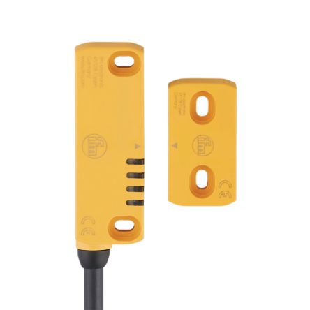 ifm electronic MN Series Non-Flush RFID Safety Switch, 20.4 → 26.4V dc, Polyamide Housing, 2m Cable [MN703S]; 185-419