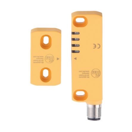ifm electronic MN Series Non-Flush RFID Safety Switch, 20.4 → 26.4V dc, Polyamide Housing, M12 [MN706S]; 185-420